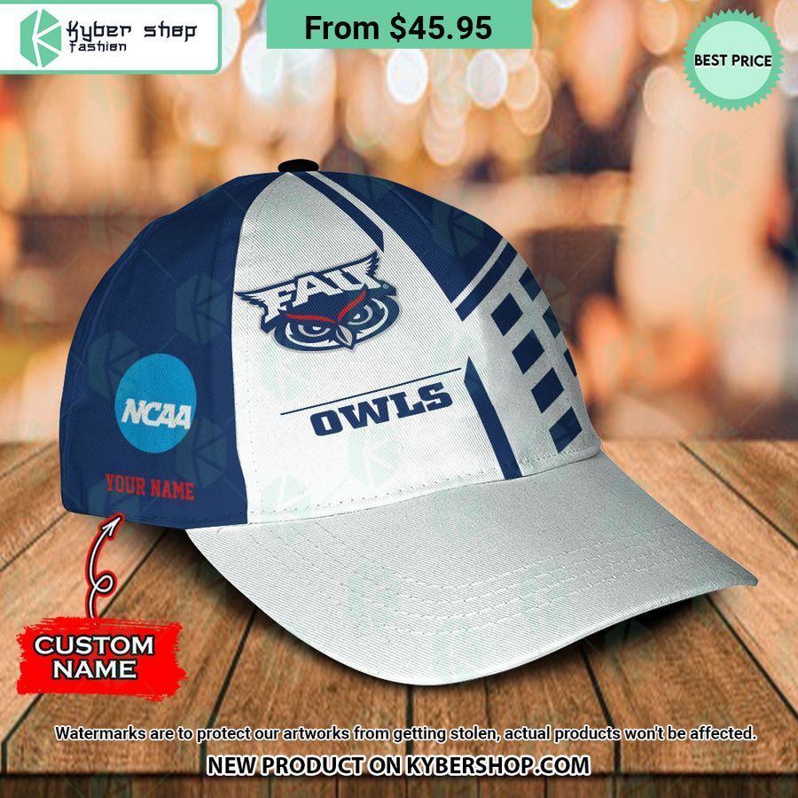 Florida Atlantic Owls CUSTOM Polo Shirt, Cap