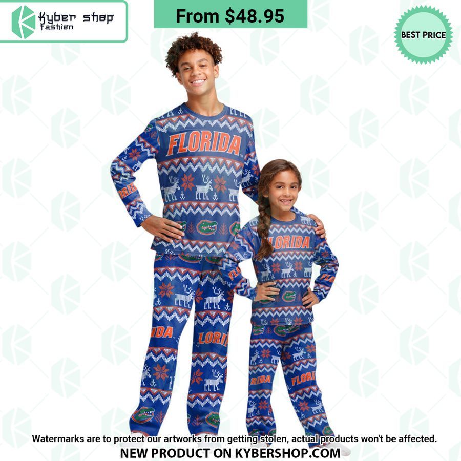 Florida Gators NCAA Family Holiday Pajamas Set