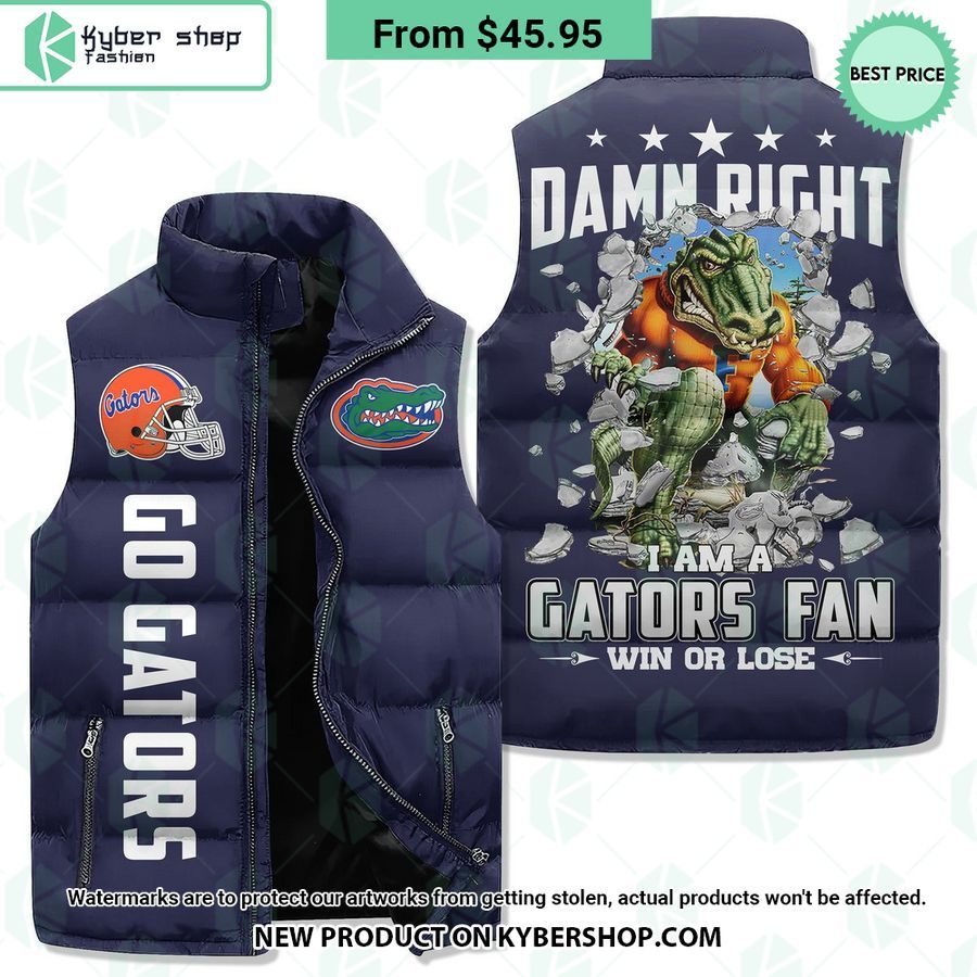 Florida Gators Sleeveless Puffer Jacket