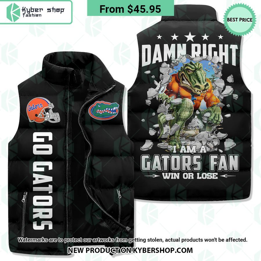 Florida Gators Sleeveless Puffer Jacket