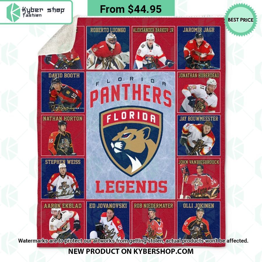 Florida Panthers Legends Fleece Blanket