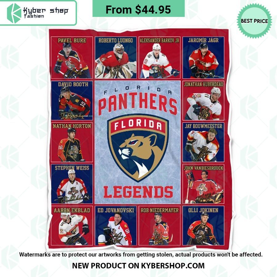 Florida Panthers Legends Fleece Blanket