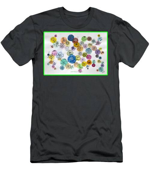 Flower Circle Doodle T-Shirt