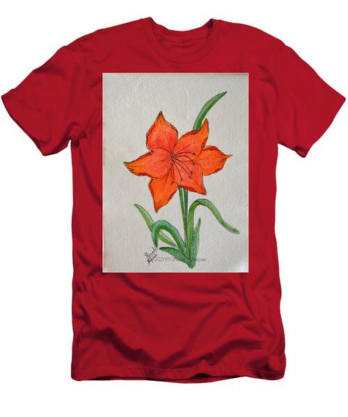 Flower Illustration T-Shirt