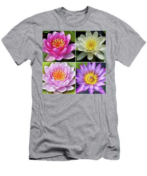 Flowering Lotus Collage T-Shirt