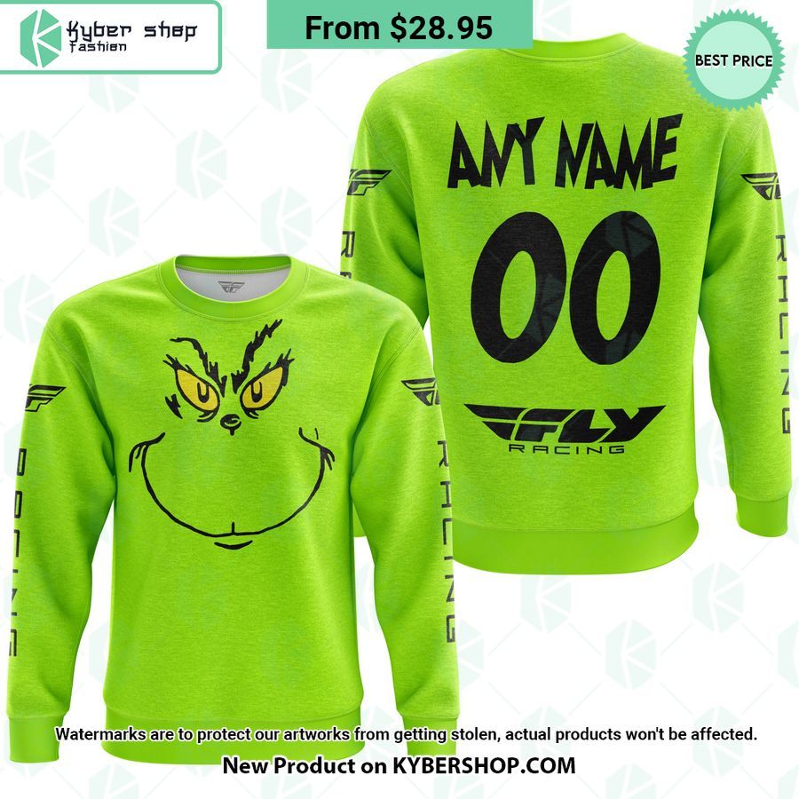 Fly Racing Grinch CUSTOM Hoodie