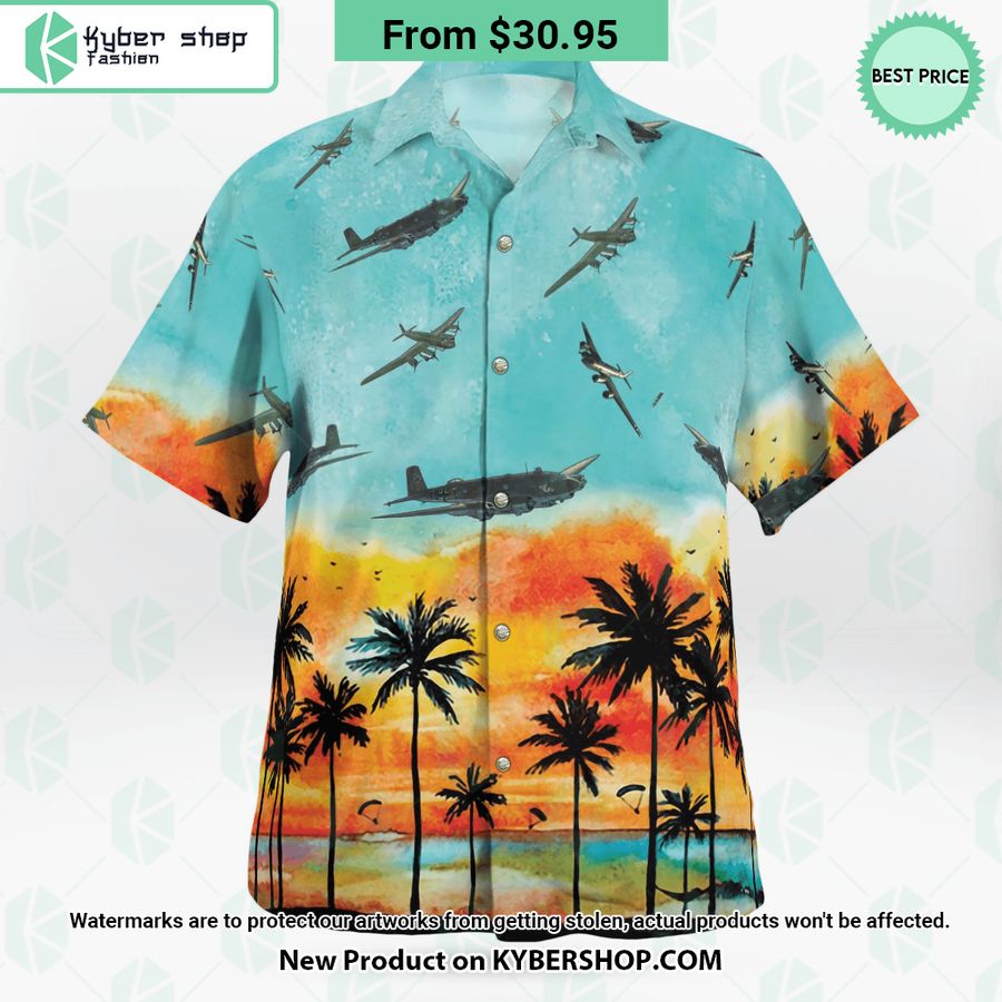 Focke Wulf FW-200 Hawaiian Shirt