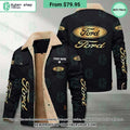 Ford CUSTOM Fleece Leather Jacket