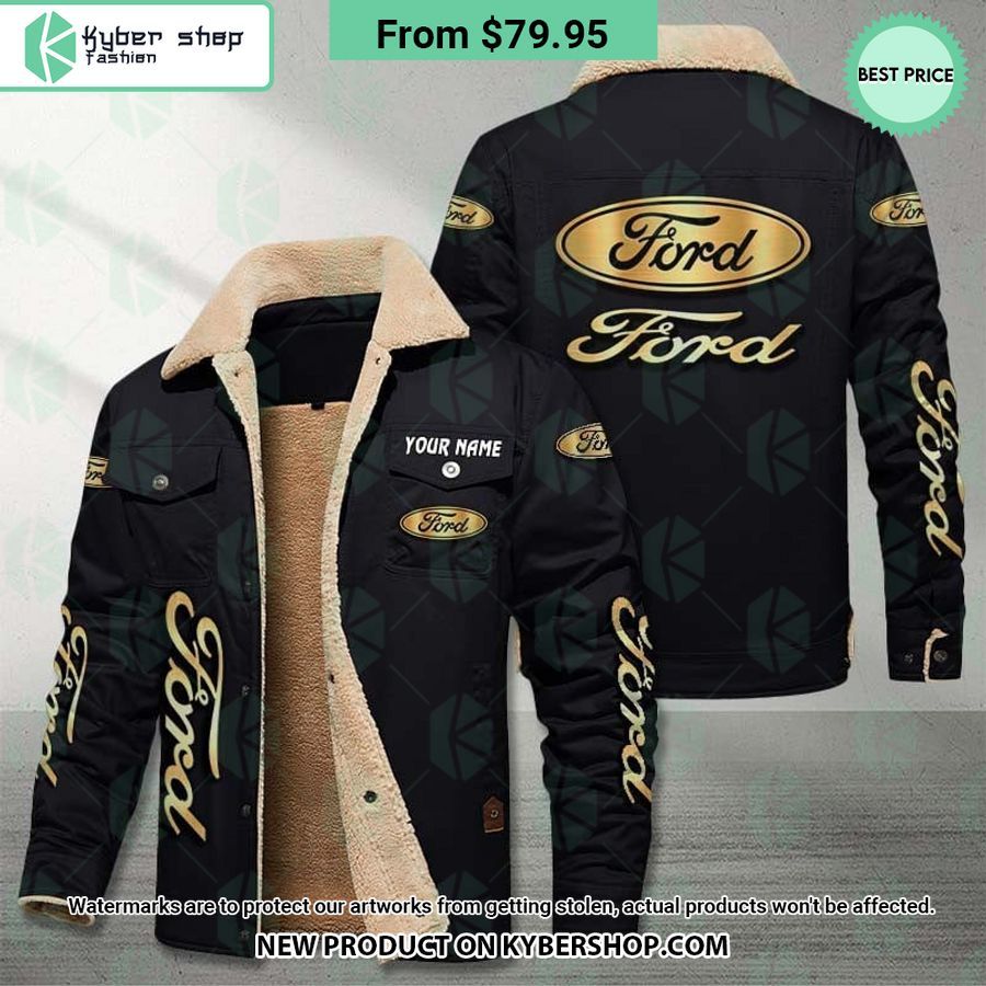 Ford CUSTOM Fleece Leather Jacket