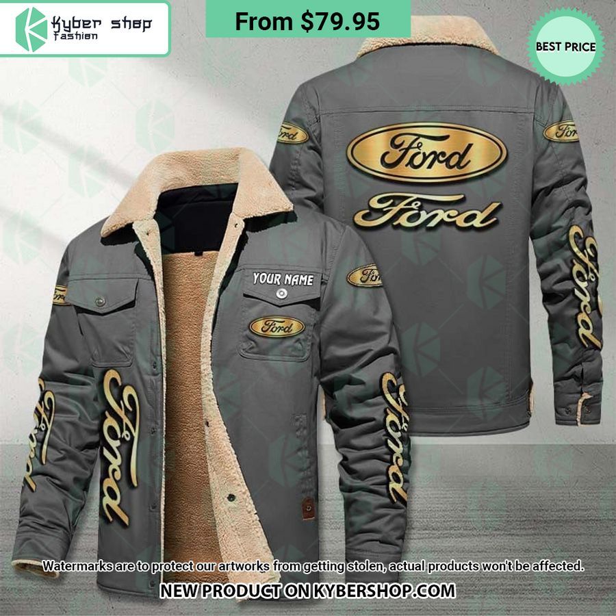 Ford CUSTOM Fleece Leather Jacket