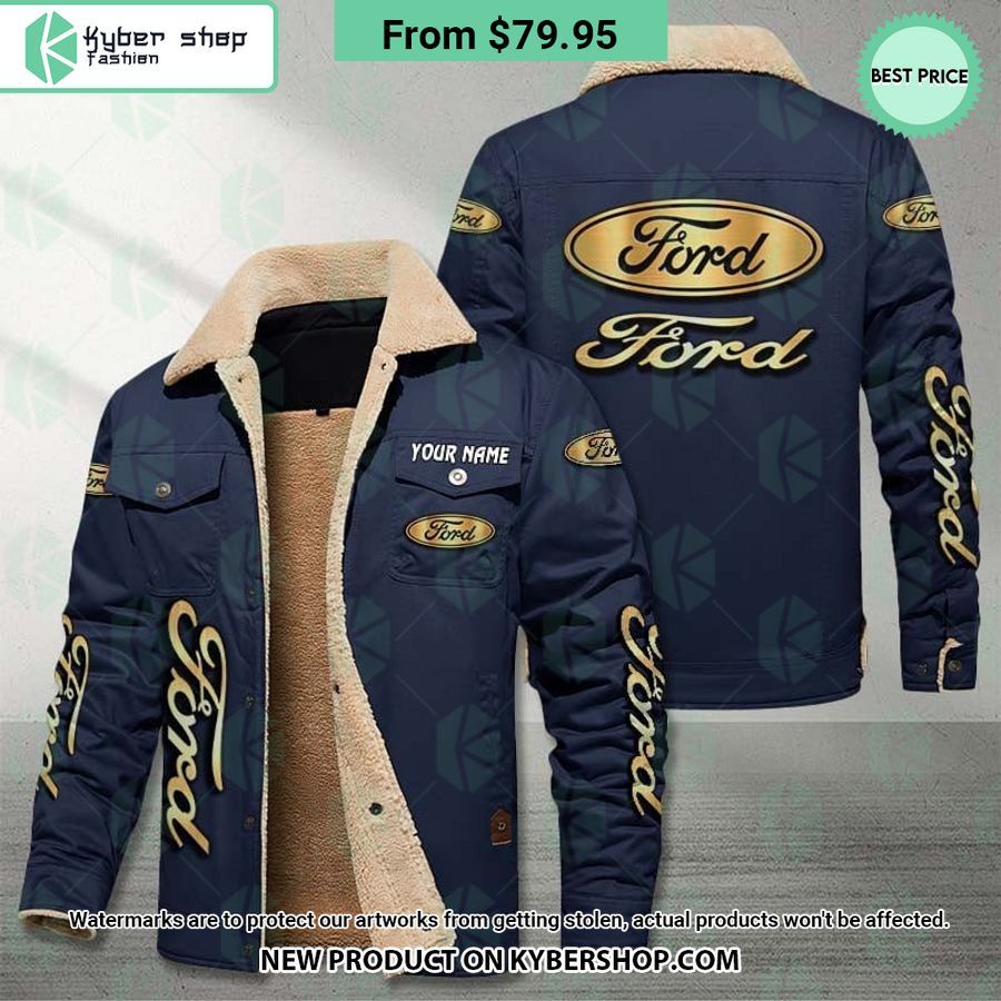 Ford CUSTOM Fleece Leather Jacket