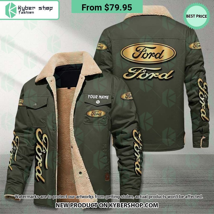 Ford CUSTOM Fleece Leather Jacket