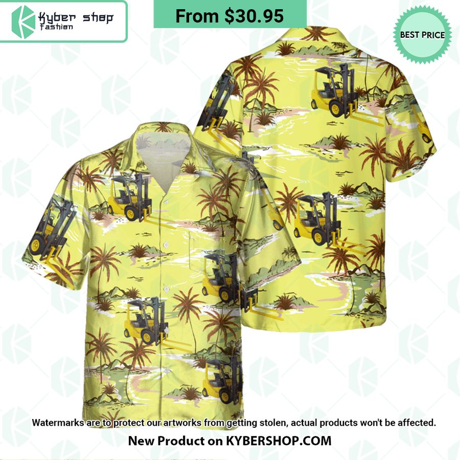 Forklift Hawaiian Shirt