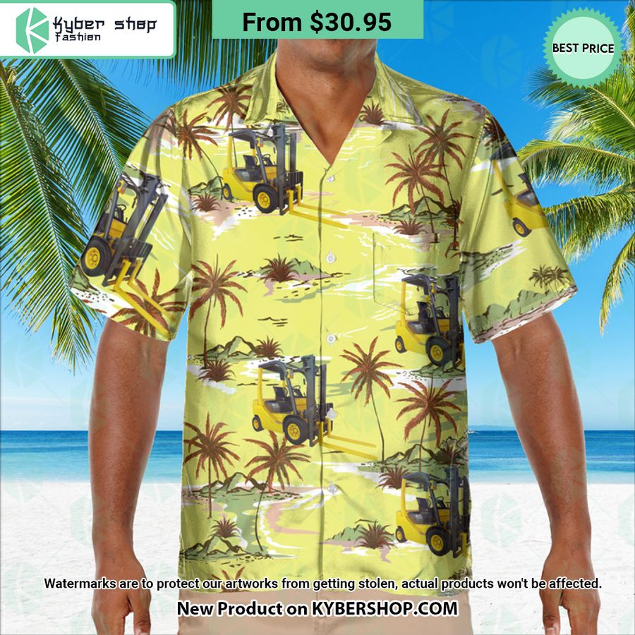 Forklift Hawaiian Shirt