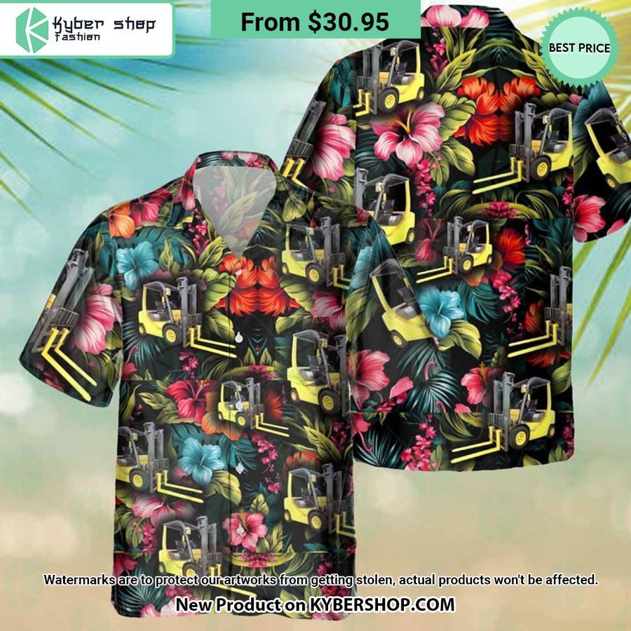 Forklift Operator Hawaiian Shirt