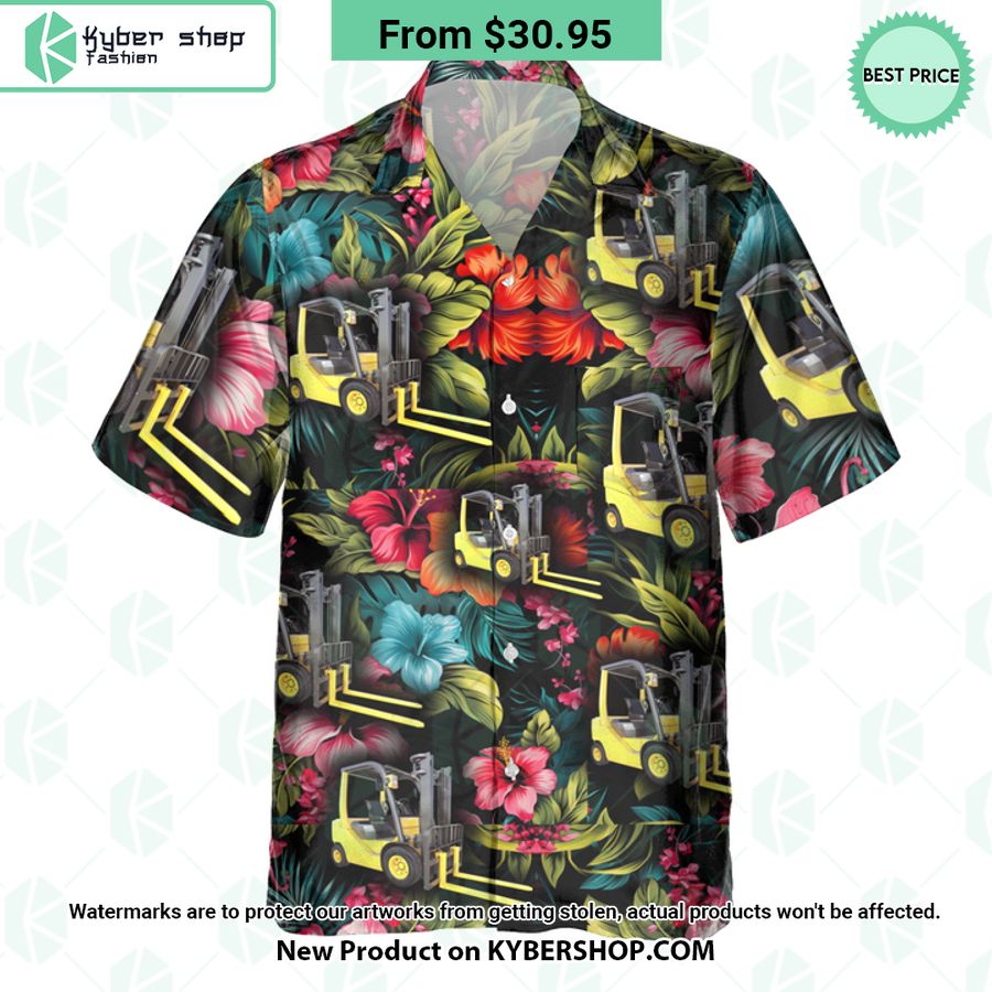 Forklift Operator Hawaiian Shirt