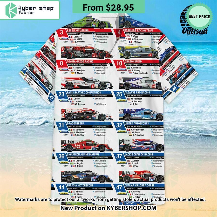 Formula One All World Drivers Champions Hawaiian Shirt Shorts