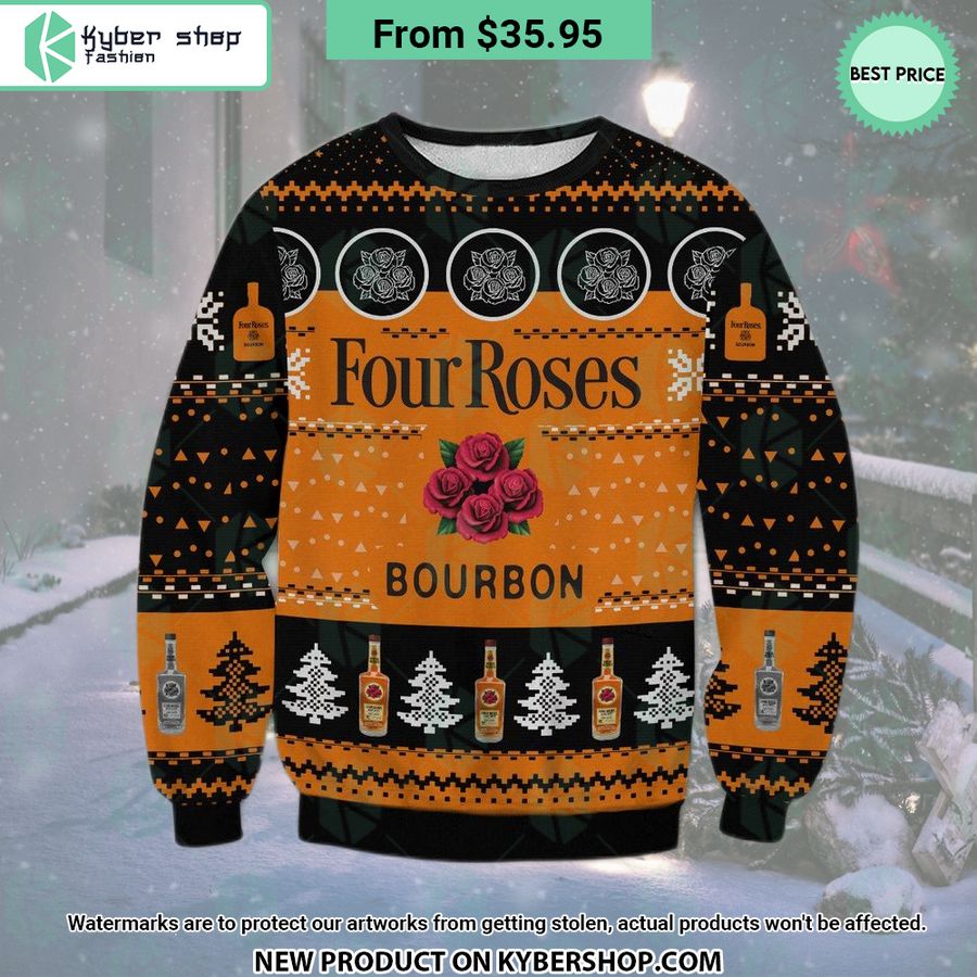 Four Roses Christmas Sweater