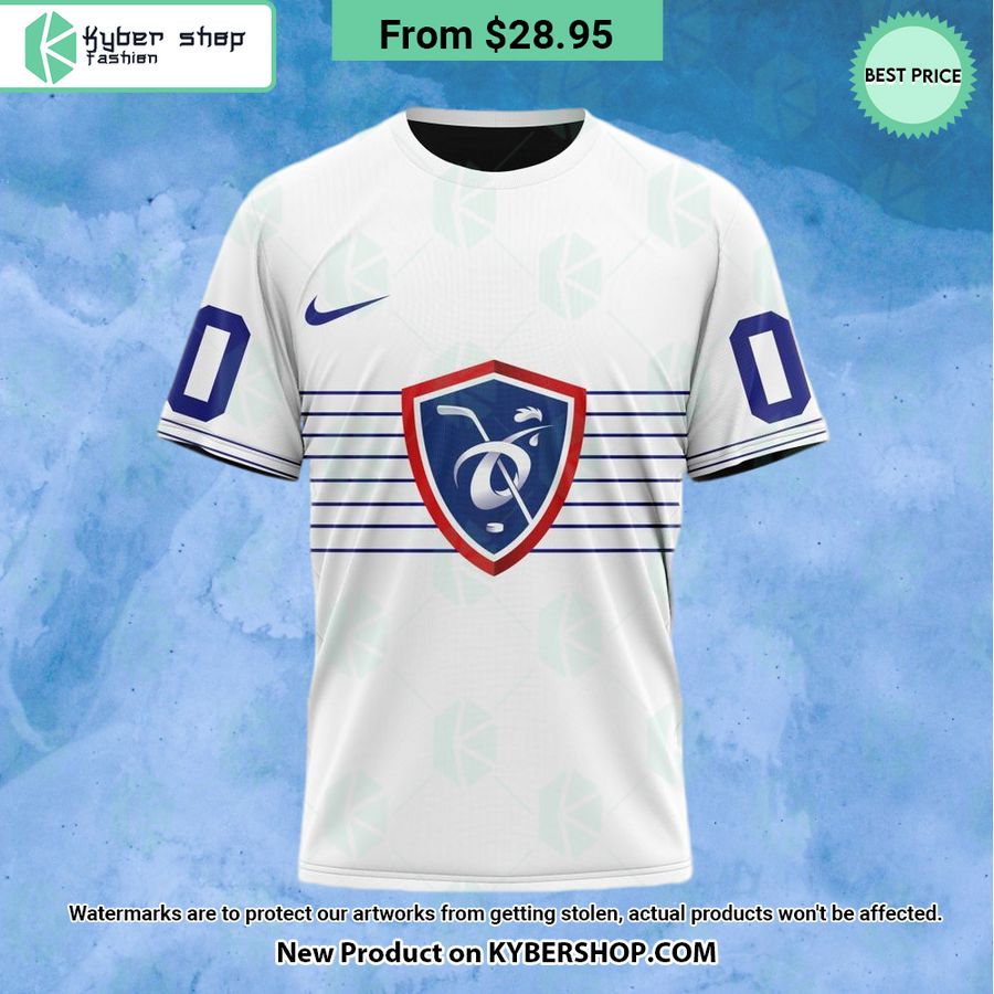 France National Ice Hockey White Hoodie, Shirt