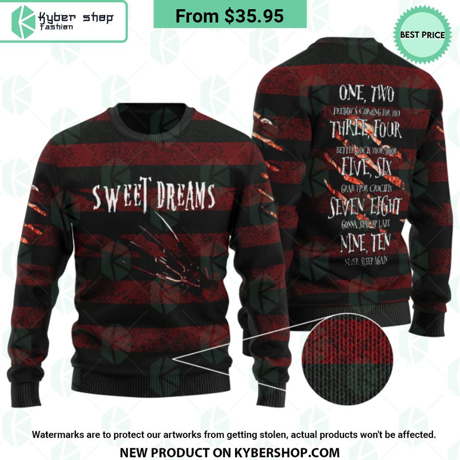 Freddy Krueger Sweet Dreams Sweater