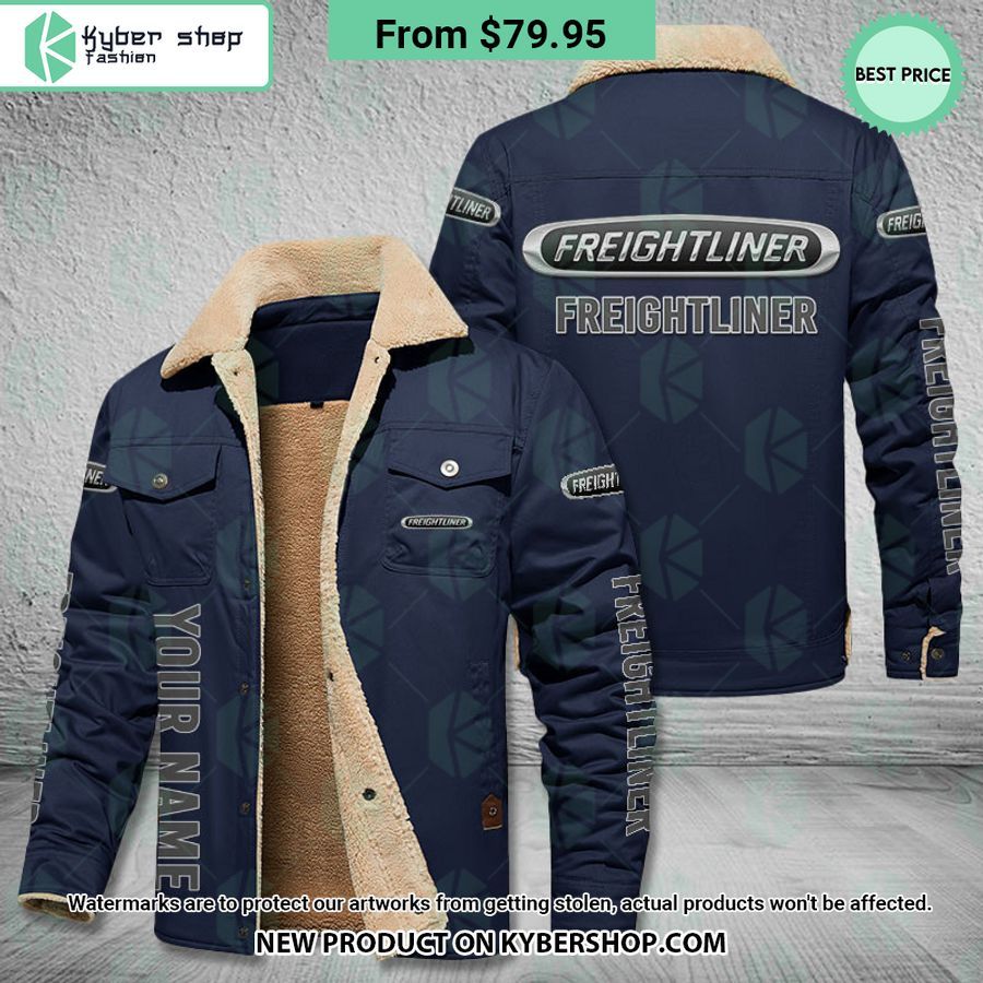 Freightliner CUSTOM Fleece Leather Jacket