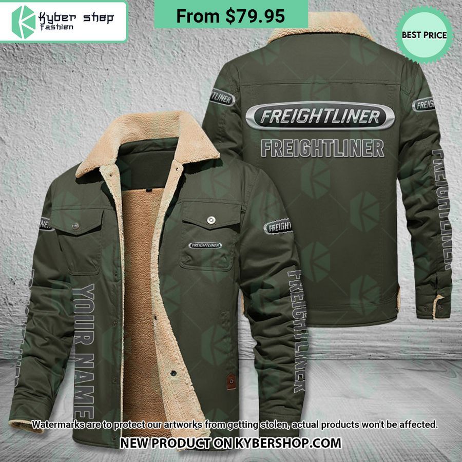Freightliner CUSTOM Fleece Leather Jacket