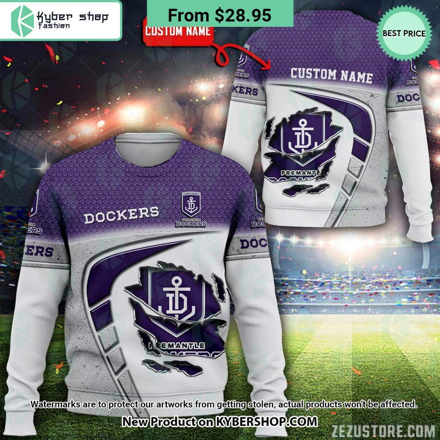 Fremantle Dockers CUSTOM Hoodie