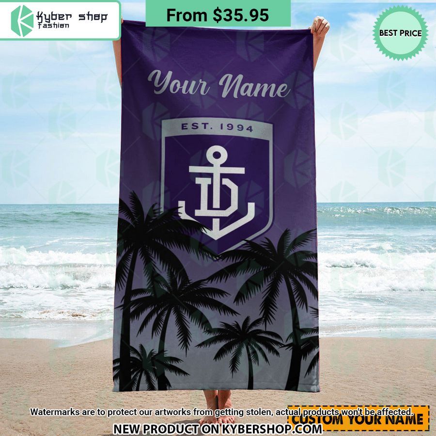Fremantle FC CUSTOM Beach Towel