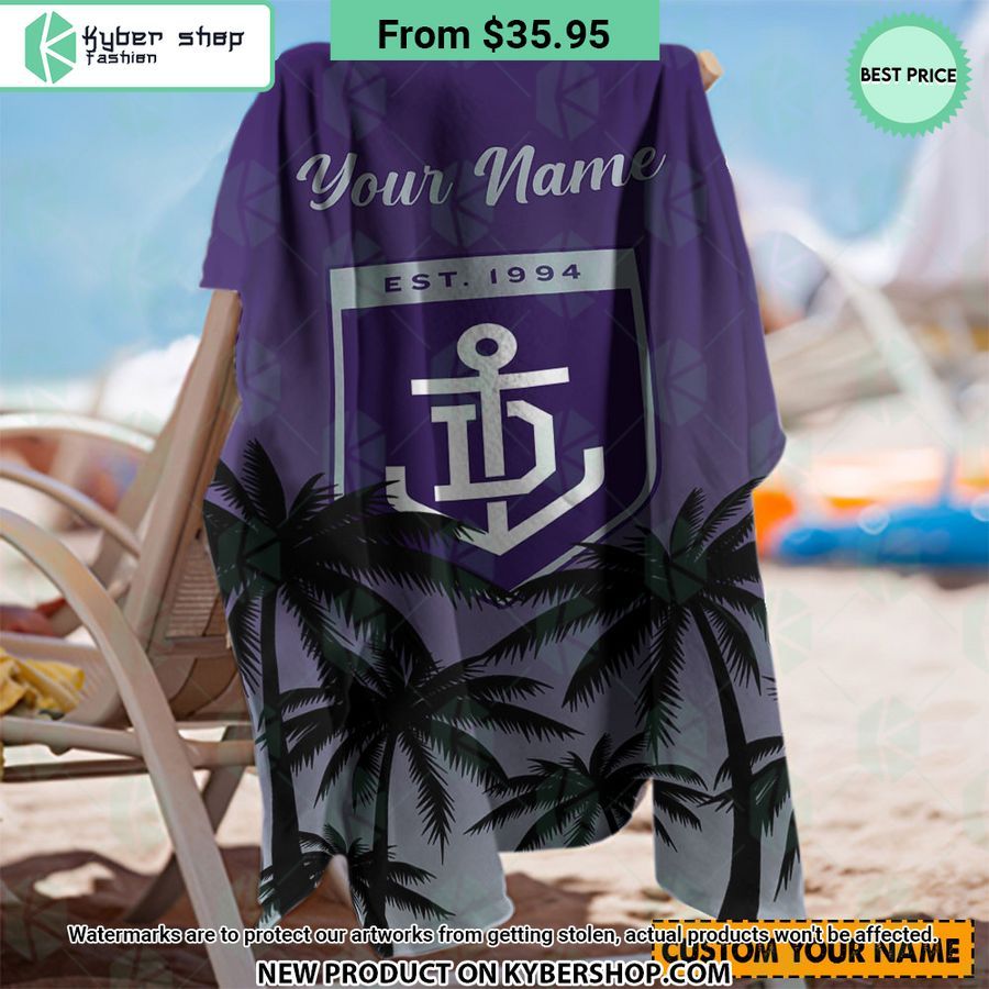 Fremantle FC CUSTOM Beach Towel