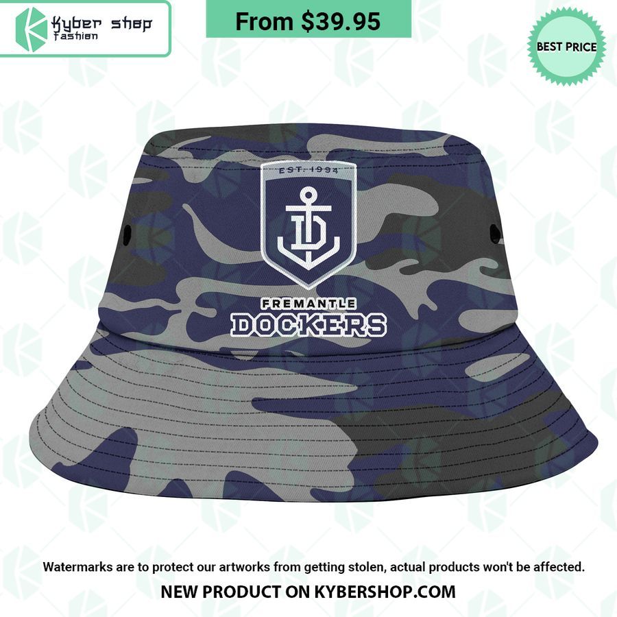 Fremantle Football Club Camo Bucket Hat