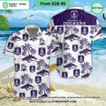 Fremantle Football Club Hawaiian Shirt Shorts