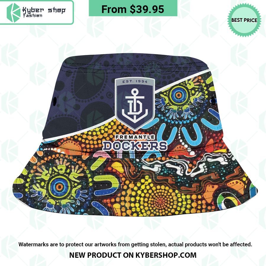 Fremantle Football Club Indigenous Pattern Bucket Hat