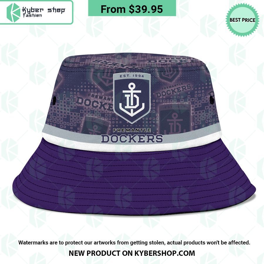 Fremantle Football Club Logo Bucket Hat