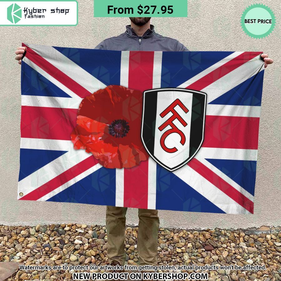 Fulham FC Remembrance day Flag