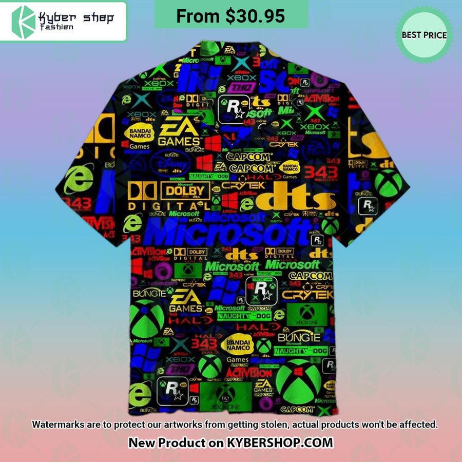 Game Console Logo Hawaiian Shirt