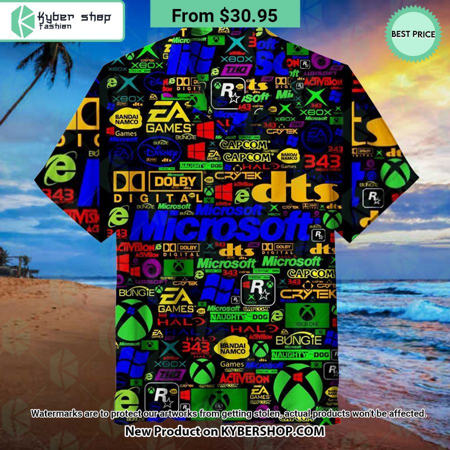 Game Console Logo Hawaiiian Shirt