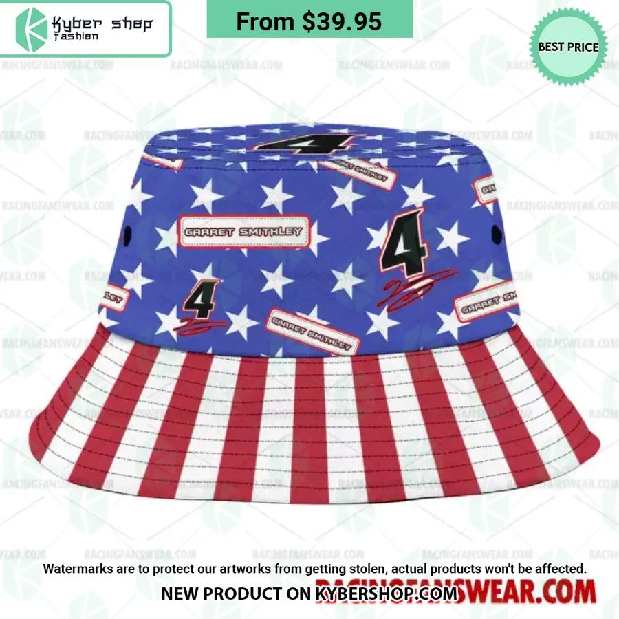 Garret Smithley NASCAR Racing Independence Day Bucket Hat