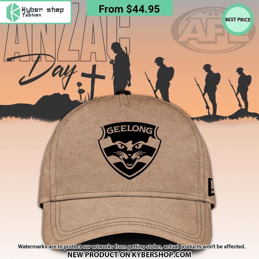 Geelong Cats AFL Anzac Day CUSTOM Hoodie