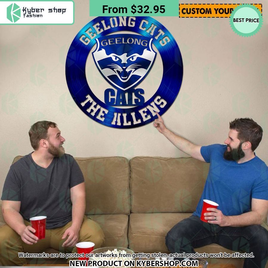 Geelong Cats CUSTOM Metal Sign