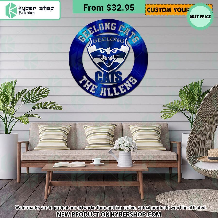 Geelong Cats CUSTOM Metal Sign