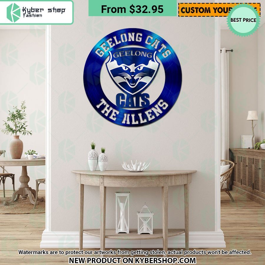 Geelong Cats CUSTOM Metal Sign