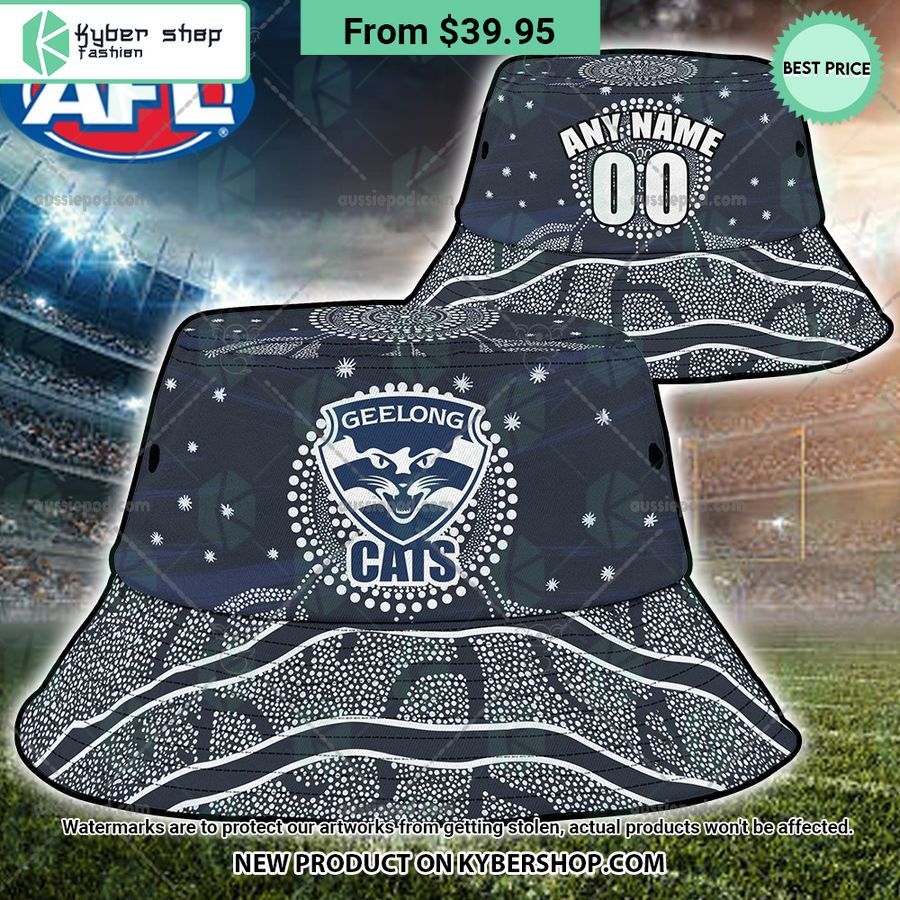 Geelong Football Club Naidoc Bucket Hat