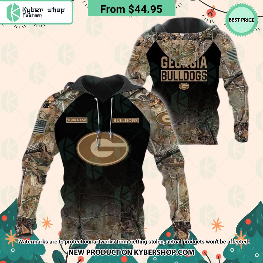 Georgia Bulldogs Hunting Camo Hoodie
