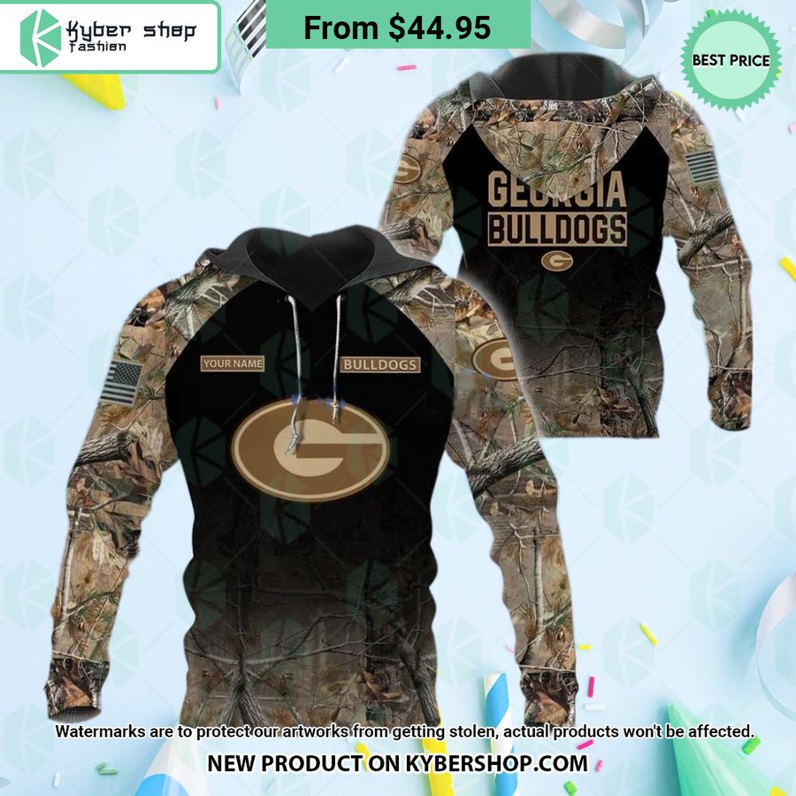 Georgia Bulldogs Hunting Camo Hoodie