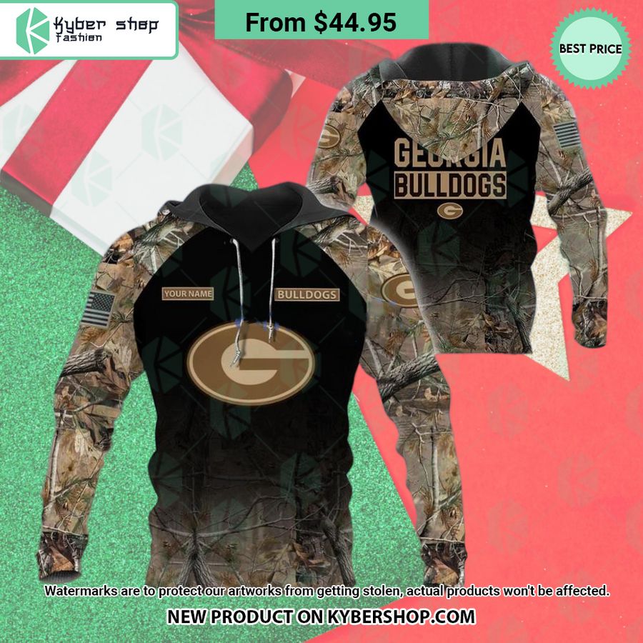 Georgia Bulldogs Hunting Camo Hoodie
