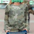 German Shepherd Camo Sweatshirt