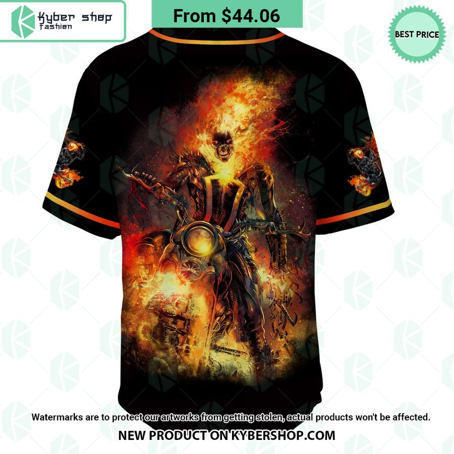 Ghost Rider CUSTOM Baseball Jersey