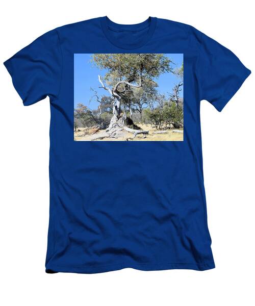 Giant Tree And Termite Mound In Botswana Africa Forest T-Shirt