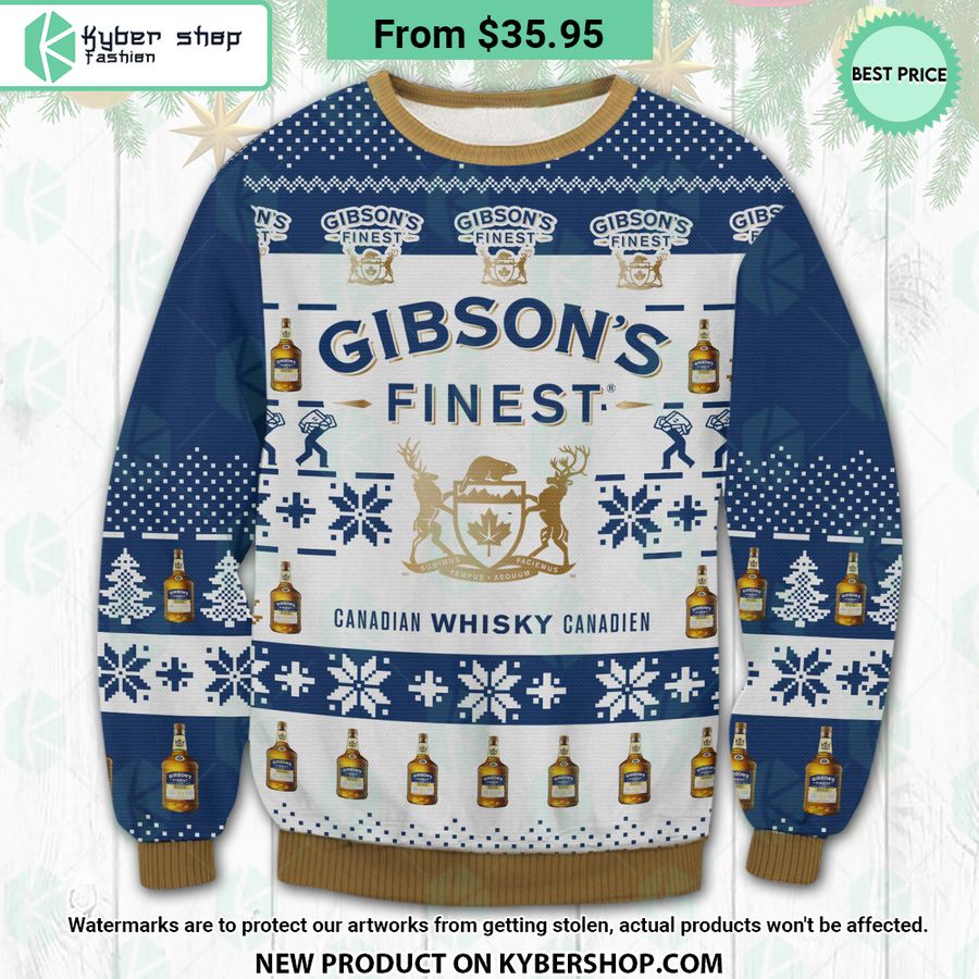 Gibson’s Finest Whiskey Sweater