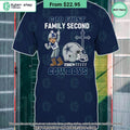 God First Family Second Then Dallas Cowboys Shirt